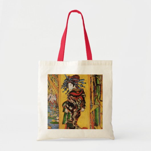 Japans hoesan Oiran door Vincent van Gogh Tote Bag (Voorkant)