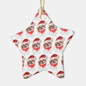 Japans Hondenras kerststerren Keramisch Ornament (Links)