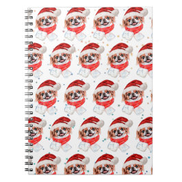 Japans Hondenras kerststerren Notitieboek