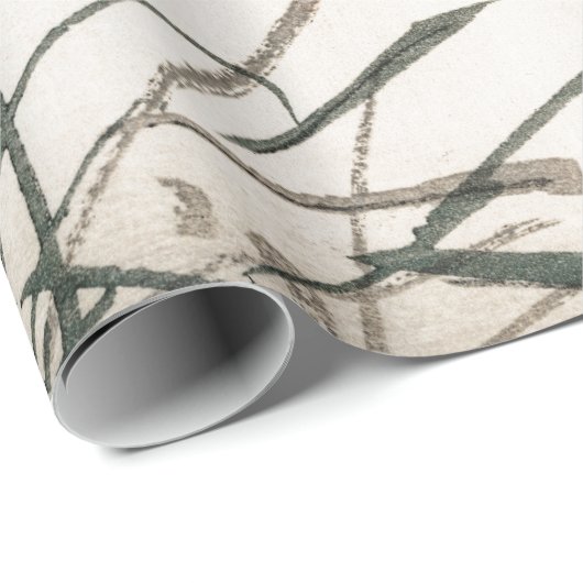 japans houtafdruk van mantis Wrapping Paper Cadeaupapier (Rol Hoek)