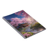 Japans Houten Huis aan de Riverside Notitieboek (Rechterzijde)