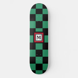 Japans Ichimatsu geruit patroon Persoonlijk Skateboard