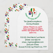 Japans Iers VS Shamrock Family Reunion Kaart (Voorkant / Achterkant)