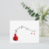 Japans Ikebana Chabana Briefkaart (Staand voorkant)