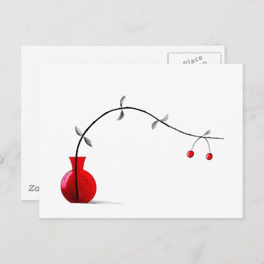 Japans Ikebana Chabana Briefkaart (Voorkant / Achterkant)