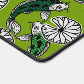 Japans Indigo Groene Karper Volkspatroon Bureaumat (Hoek)