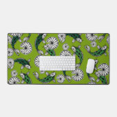 Japans Indigo Groene Karper Volkspatroon Bureaumat (Keyboard & Muis)