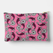 Japans Indigo Roze Karper Folk Patroon Etui (Achterkant)