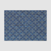 Japans indigoblauw tissuepapier (Voorkant)