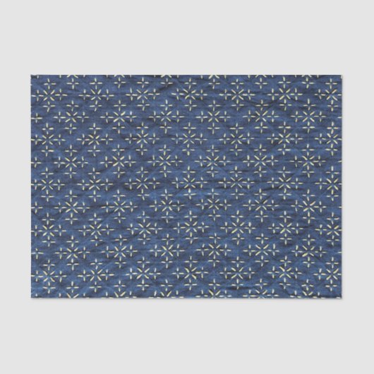 Japans indigoblauw tissuepapier (Voorkant)