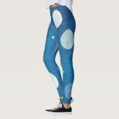 Japans indigokleurblauw leggings (Links)