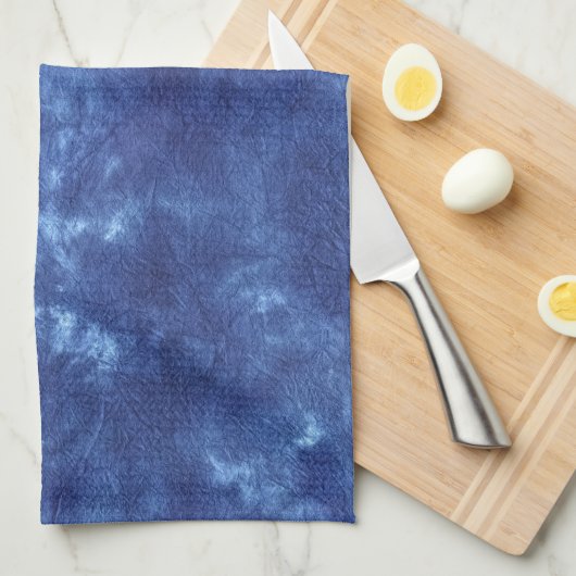 Japans indigokleurblauw theedoek (Quarter Fold)