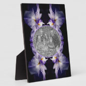 japans iris bloem Creëer je eigen foto Fotoplaat (Zijkant)