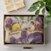 Japans Iris en Pansies  Weefselpapier Tissuepapier (Geschenk)
