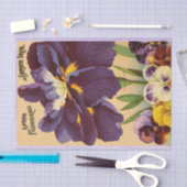 Japans Iris en Pansies  Weefselpapier Tissuepapier (Craft)