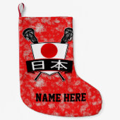 Japans Japan Lacrosse Kerstkous Kleine Kerstsok (Voorkant)