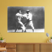 Japans Judoka Jigoro Kano Kyuzo Mifue Judo Canvas Afdruk (Insitu (Woonkamer))
