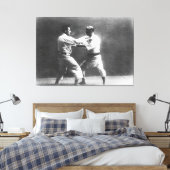 Japans Judoka Jigoro Kano Kyuzo Mifue Judo Canvas Afdruk (Insitu (Slaapkamer))