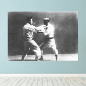 Japans Judoka Jigoro Kano Kyuzo Mifue Judo Canvas Afdruk (Insitu (Houten vloer))