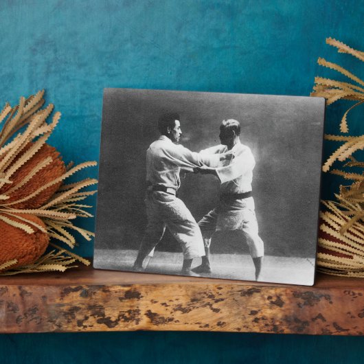 Japans Judoka Jigoro Kano Kyuzo Mifue Judo Fotoplaat (Zijkant)