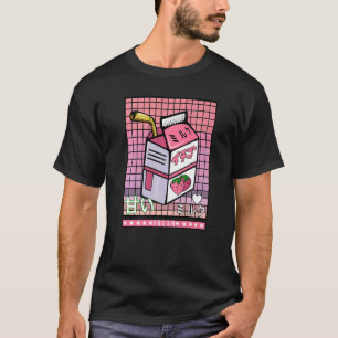 Japans Juice Milk Aesthetische Vaporwave Haraju T-shirt