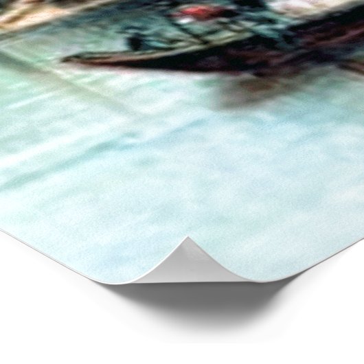 " Japans junk-1871," Poster (Hoek)