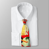 Japans Kabuki Samurai Geisha Woodblock Art Print Stropdas (Gebonden)