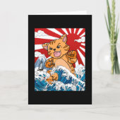Japans Kaiju Cat Anime Manga kawaii otaku Kaart (Voorkant)
