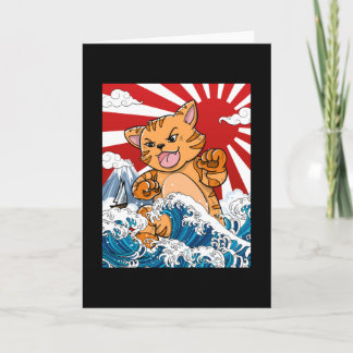Japans Kaiju Cat Anime Manga kawaii otaku Kaart