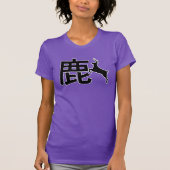 Japans Kanji Deer T-shirt (Voorkant)