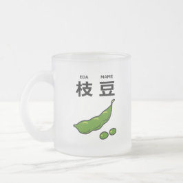 Japans Kanji Edamame Matglas Koffiemok