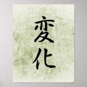 Japans Kanji for Change - Henka Poster (Voorkant)