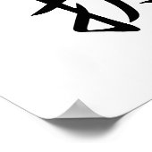 Japans Kanji for Choice - Sentaku Poster (Hoek)
