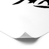 Japans Kanji for Excellent Luck - Daikichi Poster (Hoek)