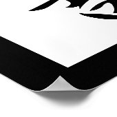 Japans Kanji for Excellent Luck - Daikichi Poster (Hoek)