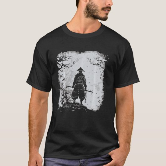 Japans Kanji Samurai Warrior I Japanse kunst Samu T-shirt (Voorkant)