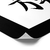 Japans Kanji voor de Familie - Kazoku Poster (Hoek)