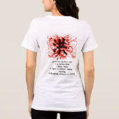 Japans Kanji voor diepgang Tri-Blend Shirt (Achterkant)