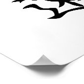 Japans Kanji voor eeuwigheid - Eien Poster (Hoek)