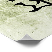 Japans Kanji voor eeuwigheid - Eien Poster (Hoek)