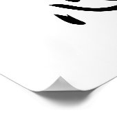 Japans Kanji voor gebroken hart - schouder Poster (Hoek)