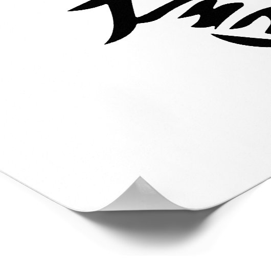 Japans Kanji voor Honor - Meiyo Poster (Hoek)