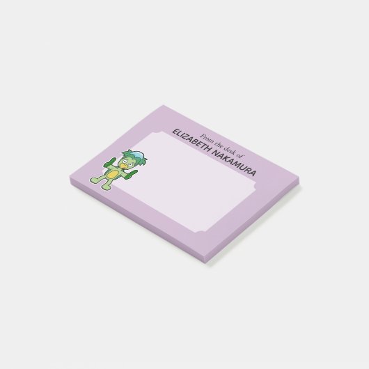 Japans Kappa Yokai Monster- gepersonaliseerd Post-it® Notes (Schuin)