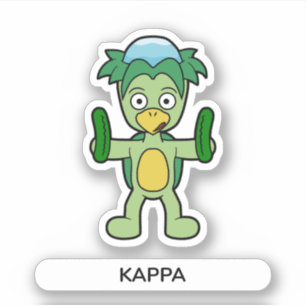 Japans Kappa Yokai Sticker