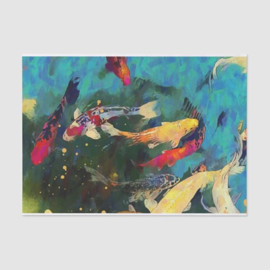 Japans karp Tissue Paper Tissuepapier (Voorkant)