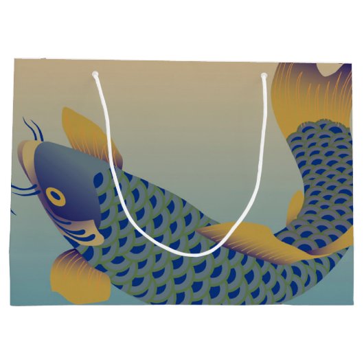 Japans karppatroon groot cadeauzakje (Achterkant)