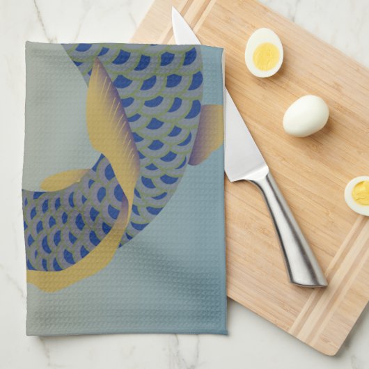 Japans karppatroon theedoek (Quarter Fold)