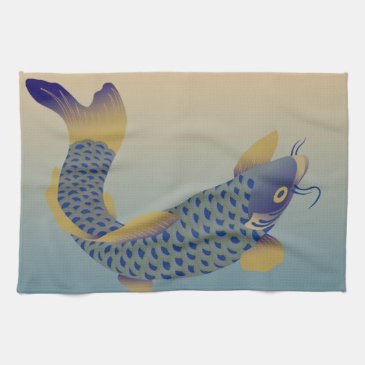Japans karppatroon theedoek (Horizontaal)