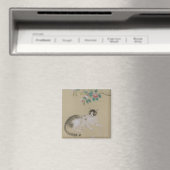 Japans kat gekleurd magneet (Insitu (Vaatwasser))