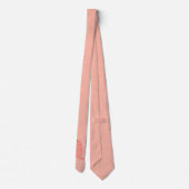 Japans kat - koraal Oranje batik Stropdas (Achterkant)